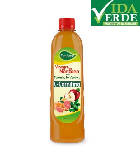 Vinagre de Manzana con L-Carnitina 550 ml. - FITOSANA