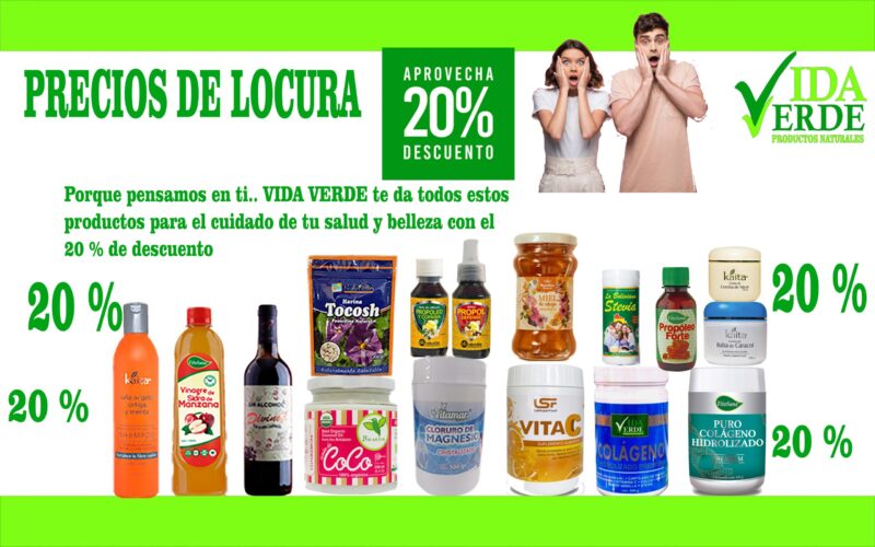 20 % de DESCUENTO
