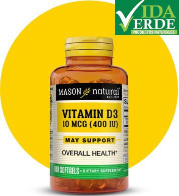 Cap Vitamina D3 400UI (Mason)