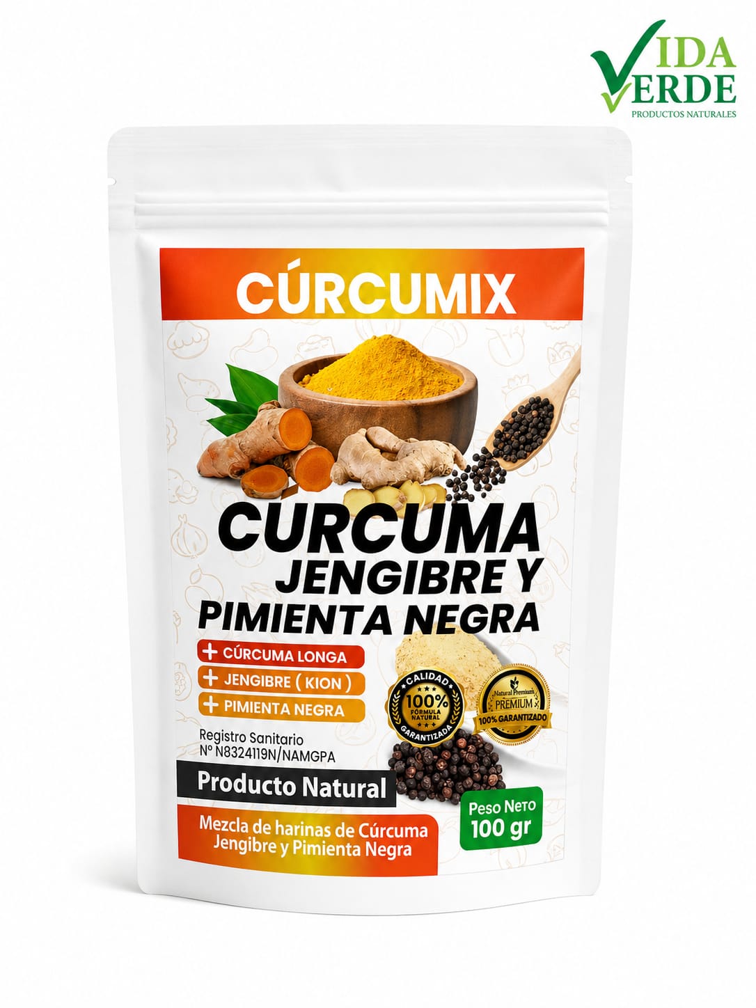 CÚRCUMA +JENGIBRE + PIMIENTA NEGRA