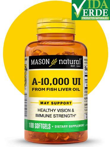 Cap Vitamina A 10000UI (Mason)