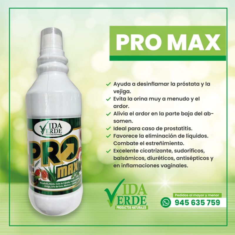 PRO MAX EXTRACTO VIDA VERDE