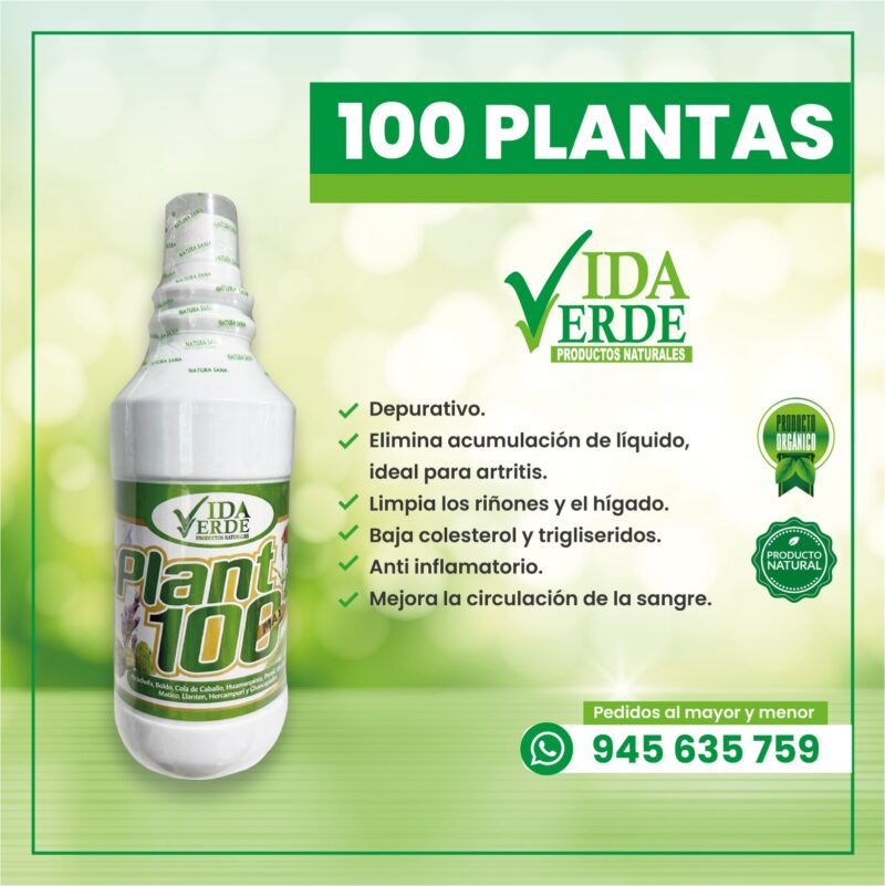 100 PLANTAS DEPURATIVO VIDA VERDE