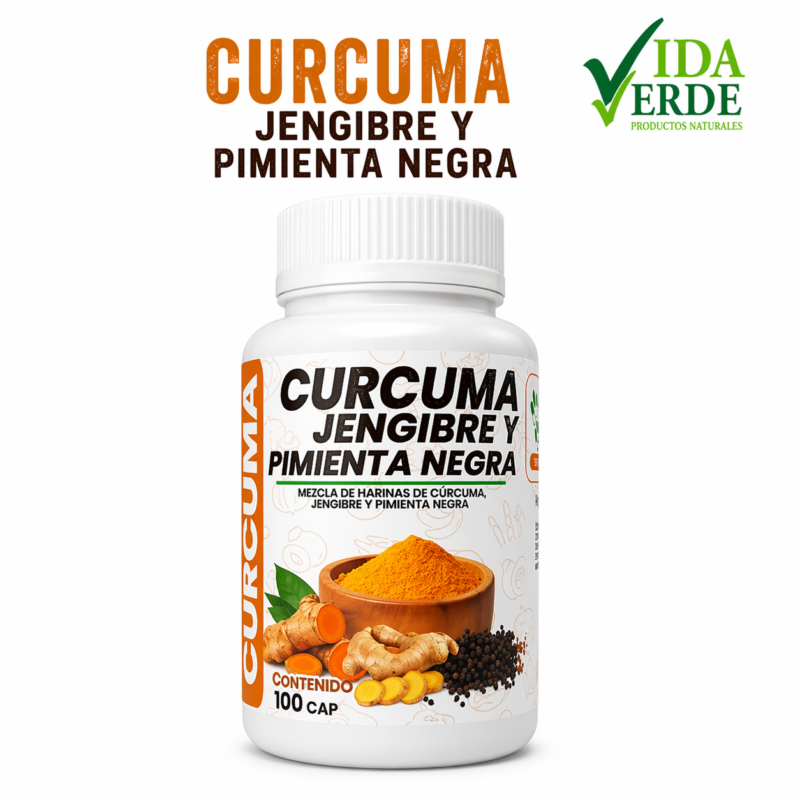 CÚRCUMA +JENGIBRE + PIMIENTA NEGRA